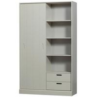 Schiebetürenschrank Mila Grau - Grau, Design, Holz (120/200/42cm) - Livetastic