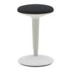 KONTORSPALL SPIN - vit/svart, Modern, metall/textil (36,5/55.5-73.5/39cm) - Mömax