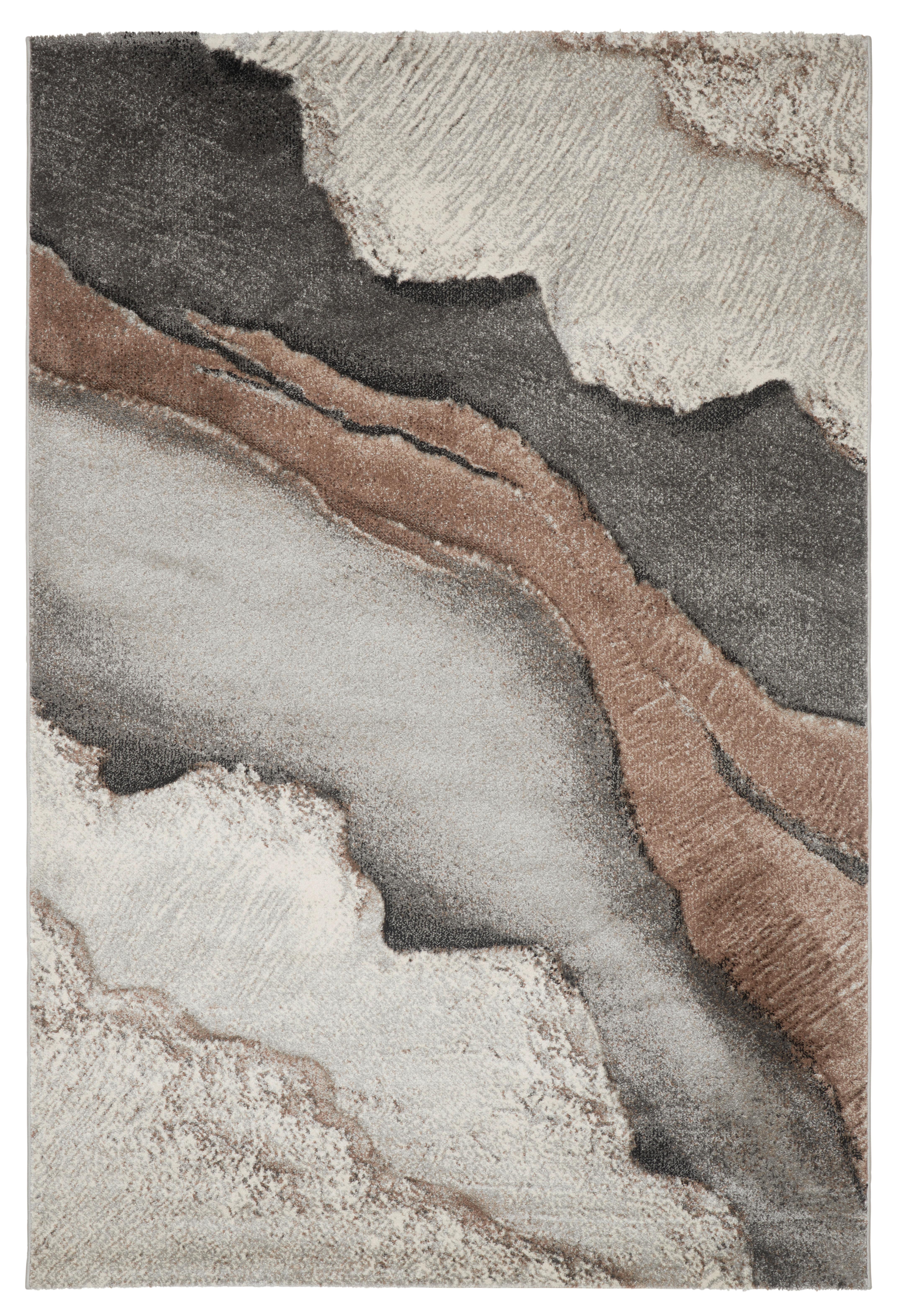Szőtt Szőnyeg Bond 160/230 - szürke, Modern, textil (160/230cm) - Modern Living