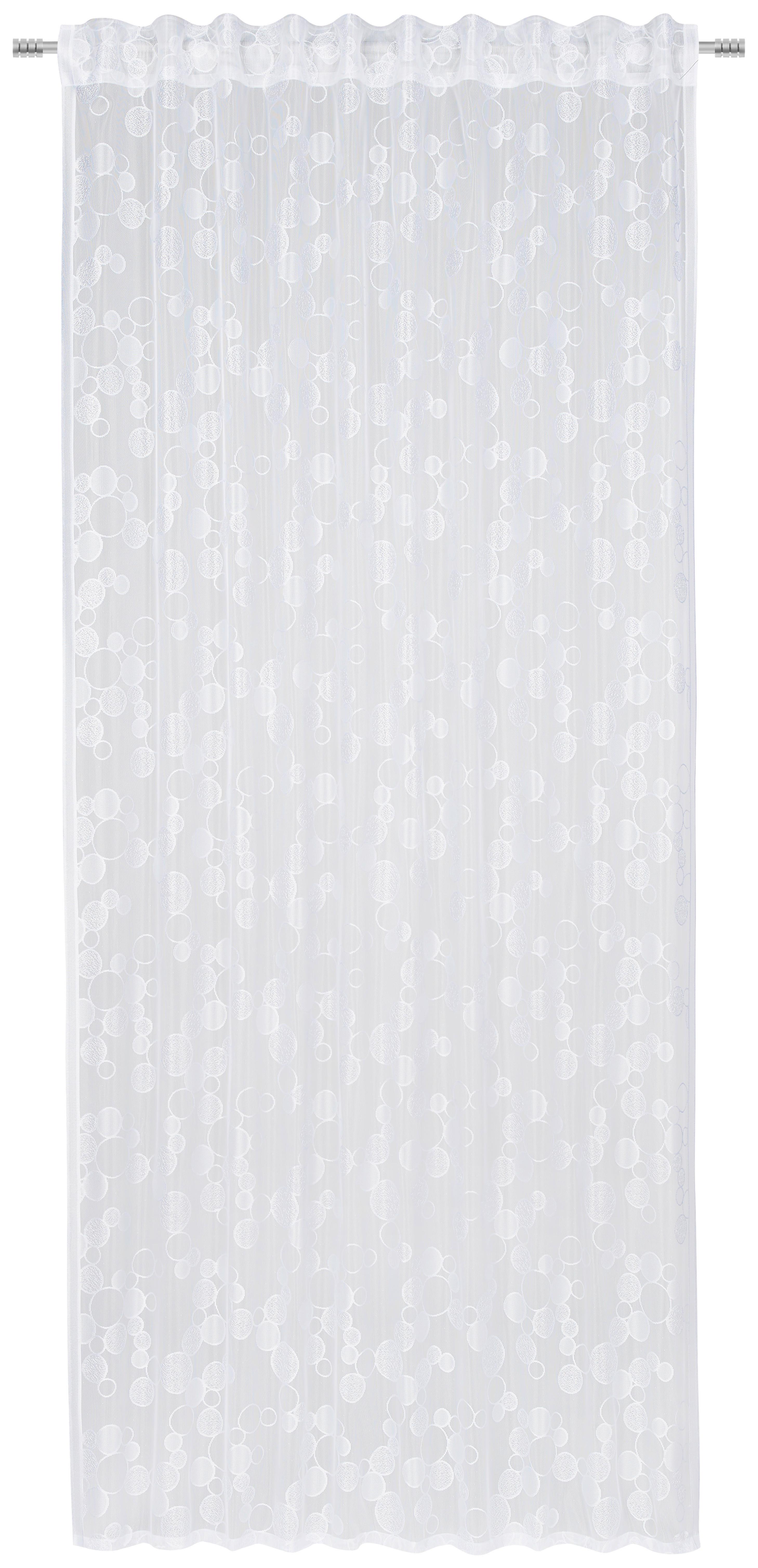 ZASŁONA GOTOWA SOLAIA - biały, Basics, tkanina (140/245cm) - Esposa