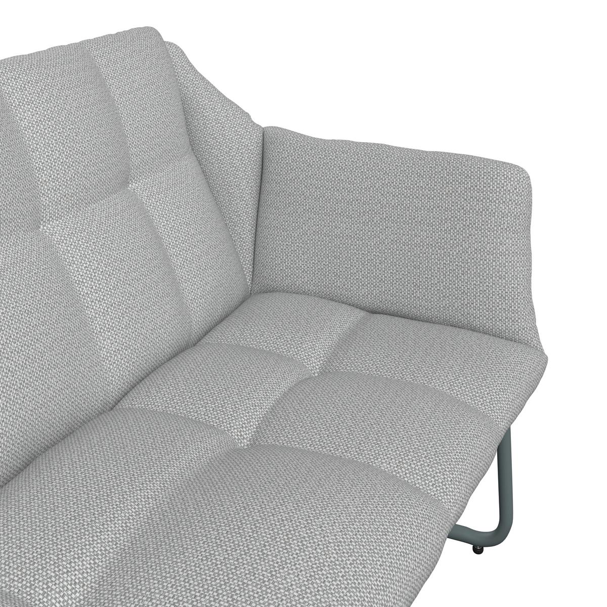 Gartenset Betty Grün/Beige 4-teilig - Beige/Grün, MODERN, Glas/Textil