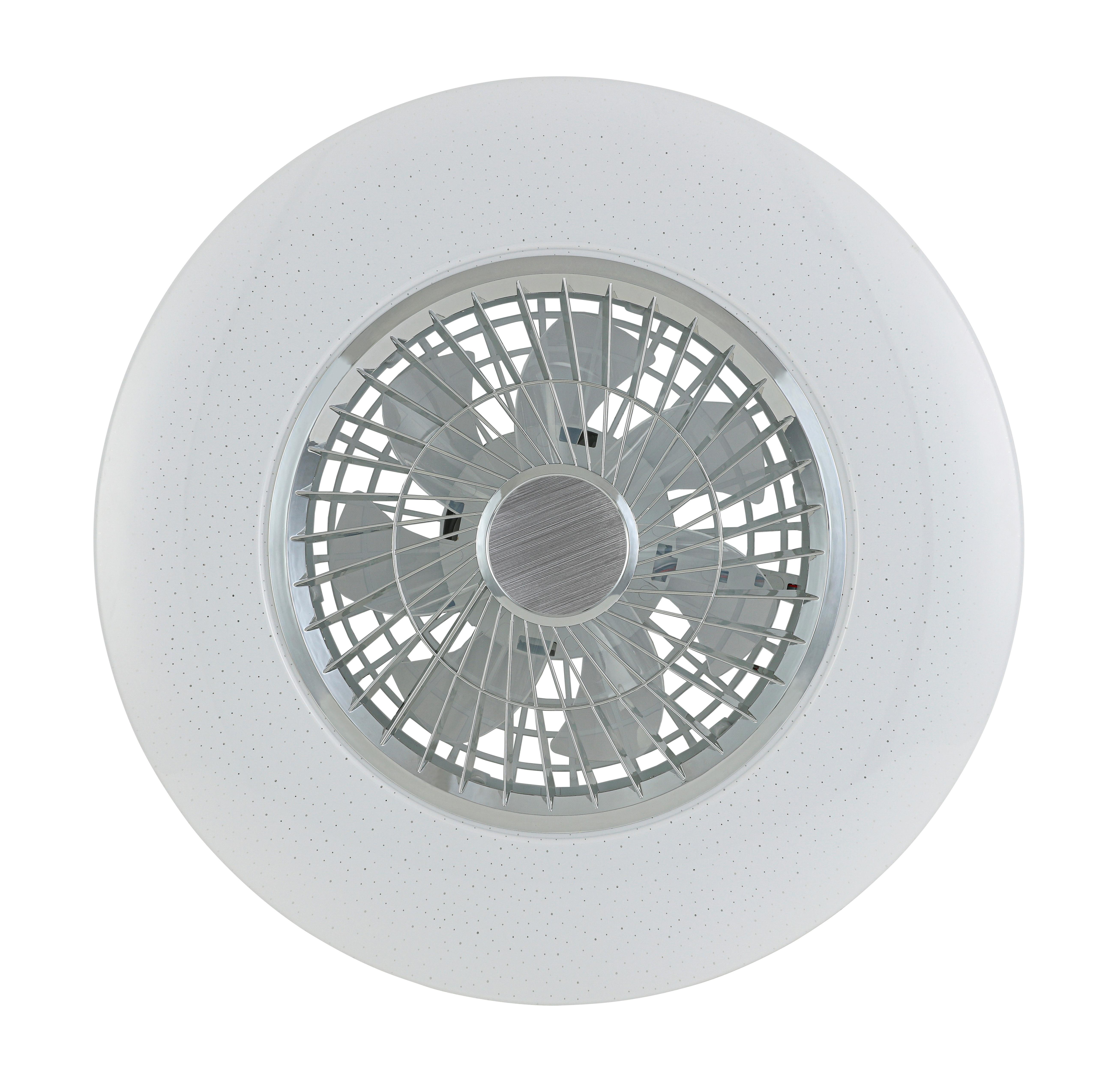 LED-TAKLAMPA LUFTIKU - vit/kromfärg, Klassisk, metall/plast (58/14,5cm) - Premium Living