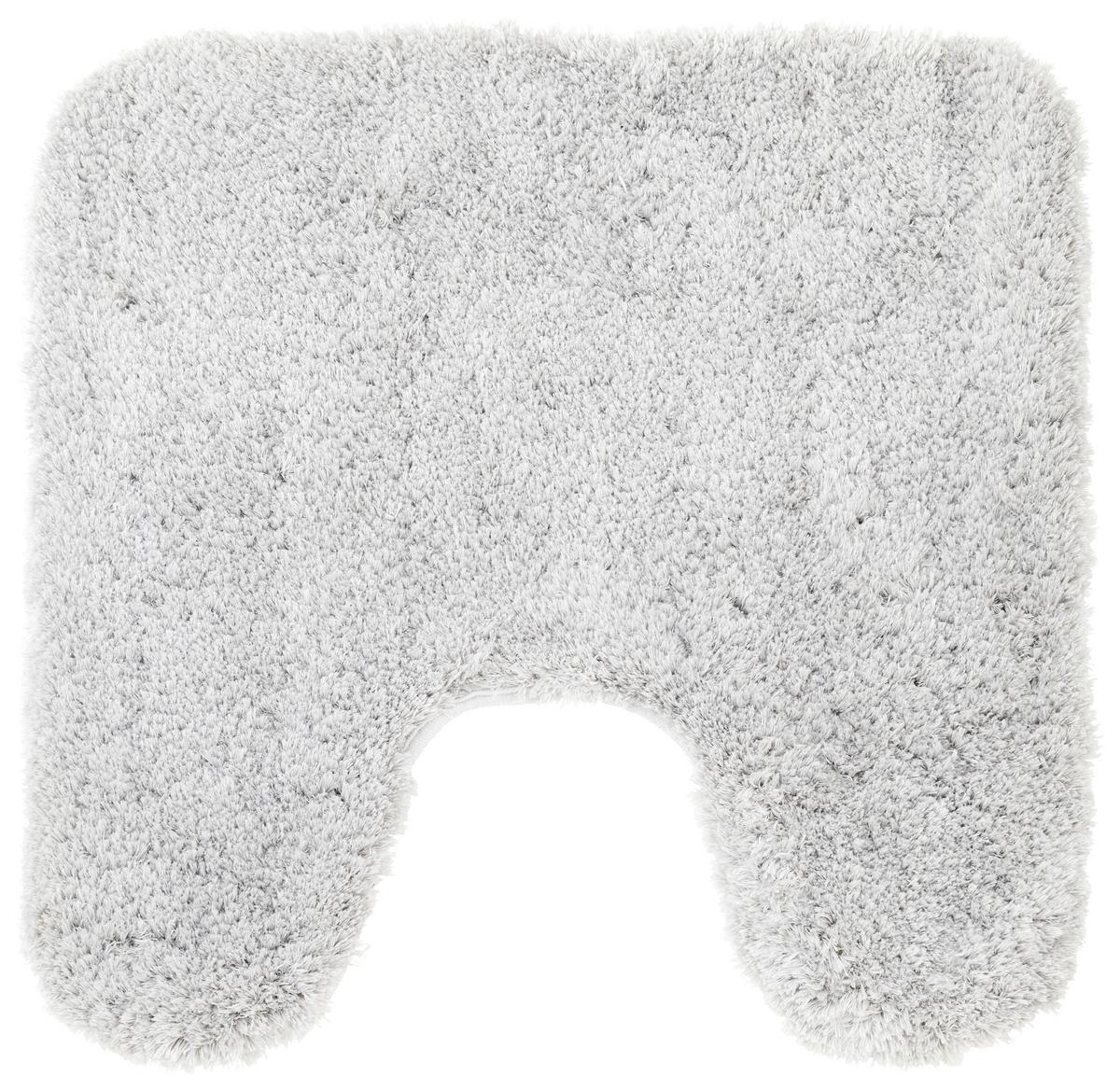 Covoraș pentru WC Chris - gri, textil (50/50cm) - Premium Living