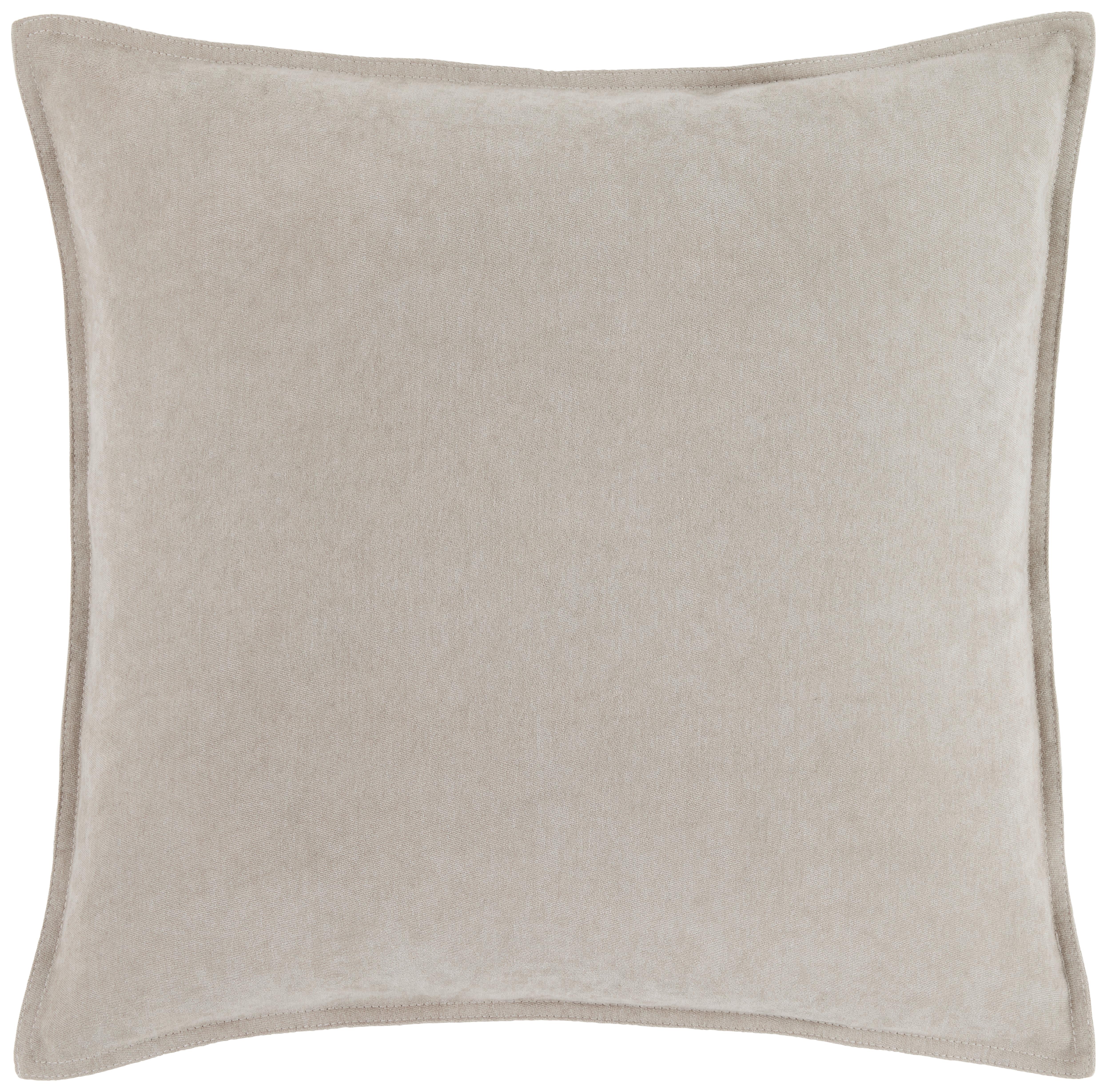 Zierkissen Nathi in Taupe ca. 45x45cm - Taupe, Konventionell (45/45cm) - Modern Living