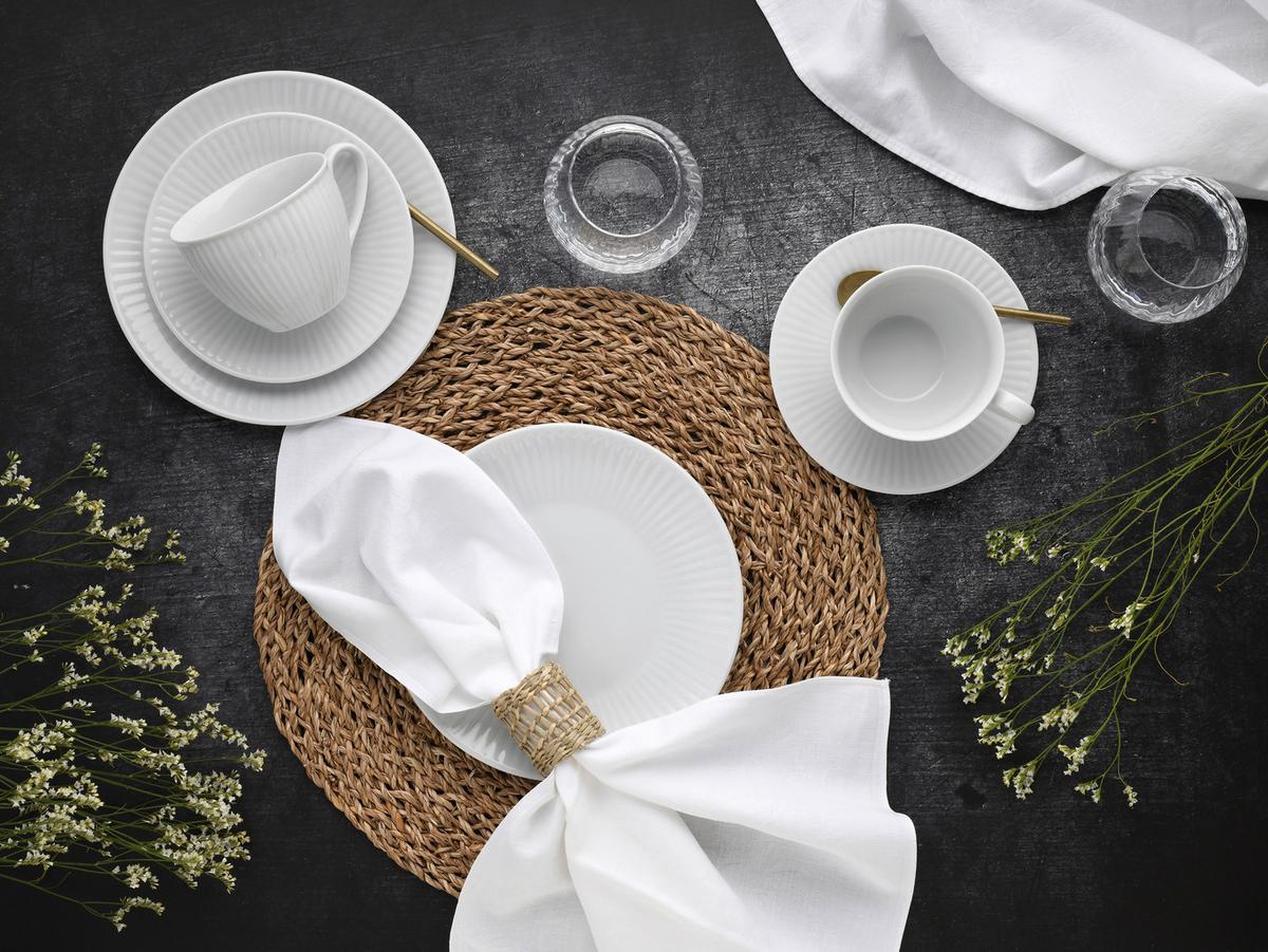 Kavni Servis Valencia, 18-Delni - bela, Design, keramika - Creatable