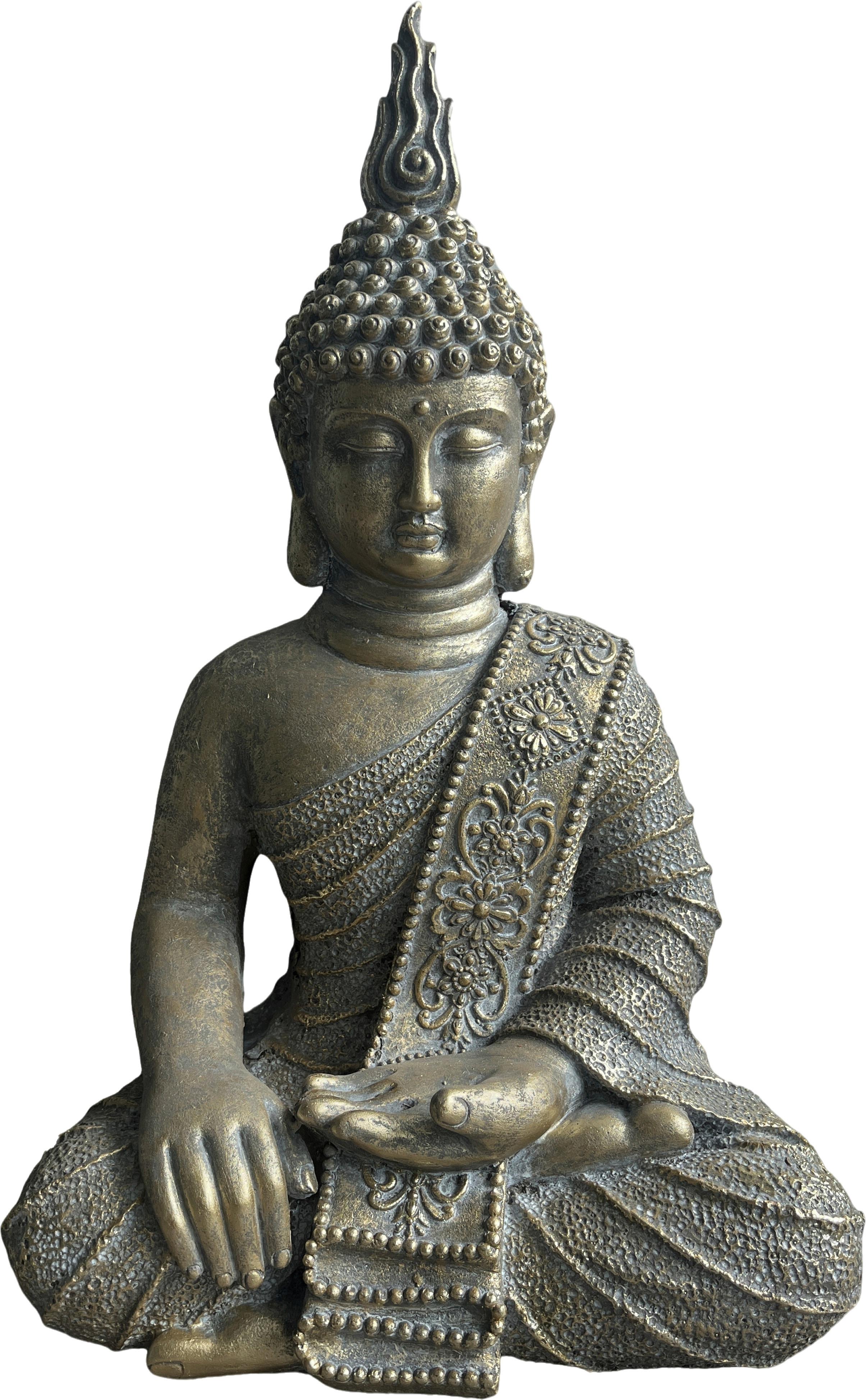 BUDDA DL31008 - kolor złoty, Lifestyle, kamień (35,8/59,7/24,8cm) - Ambia Home