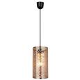 Hängeleuchte Rosa, max. 1x40 Watt - Schwarz/Kupferfarben, LIFESTYLE, Metall (25/13/130cm) - MÖMAX modern living