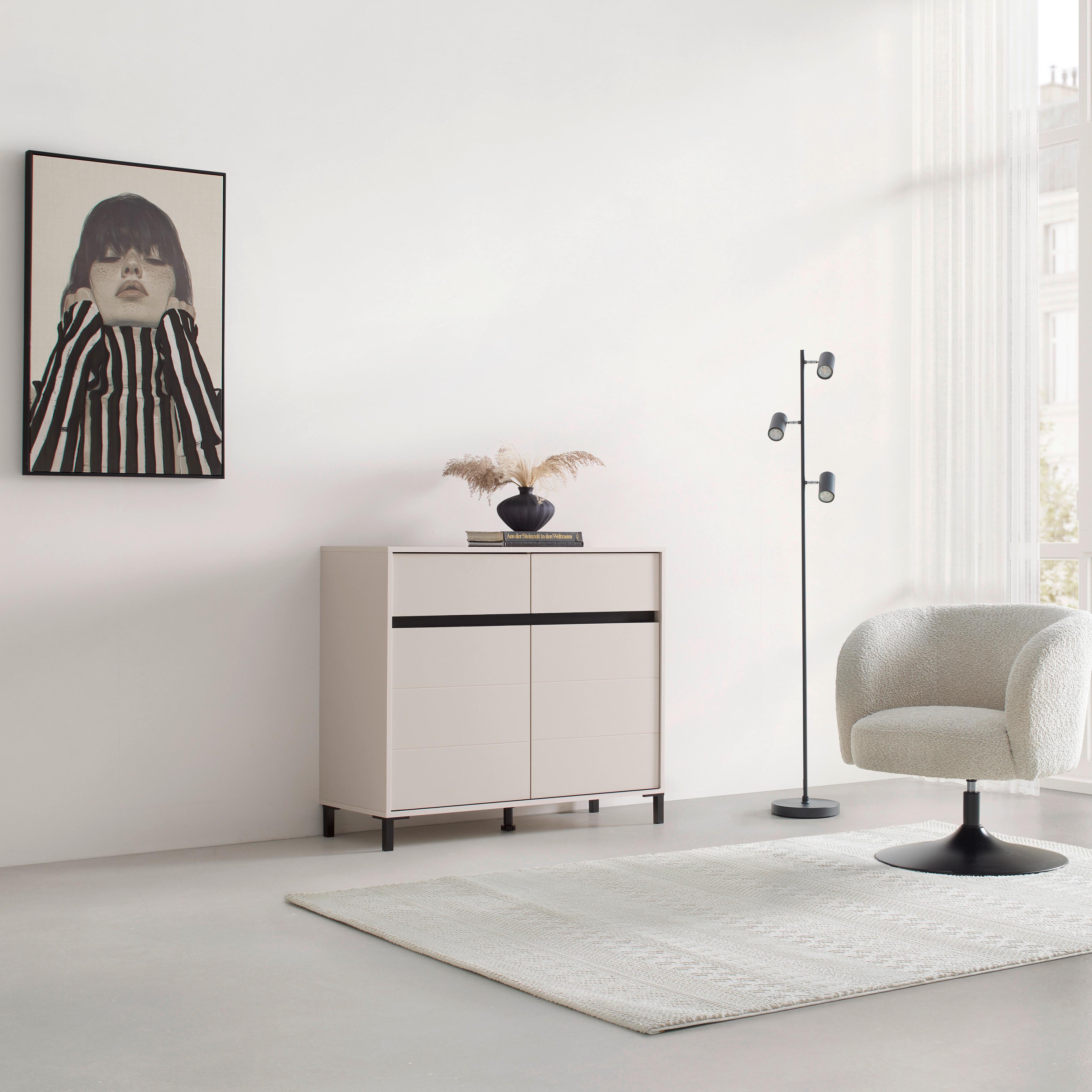 Kommode Arran Kaschmir - Kaschmir, MODERN, Holzwerkstoff (106/90/40cm) - Mömax