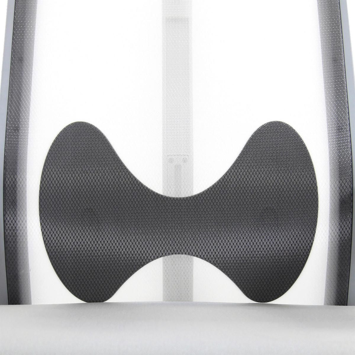 Pisarniški Stol Arceo W, Siva - siva/bela, Basics, umetna masa/tekstil (66/123-139/66cm) - MID.YOU
