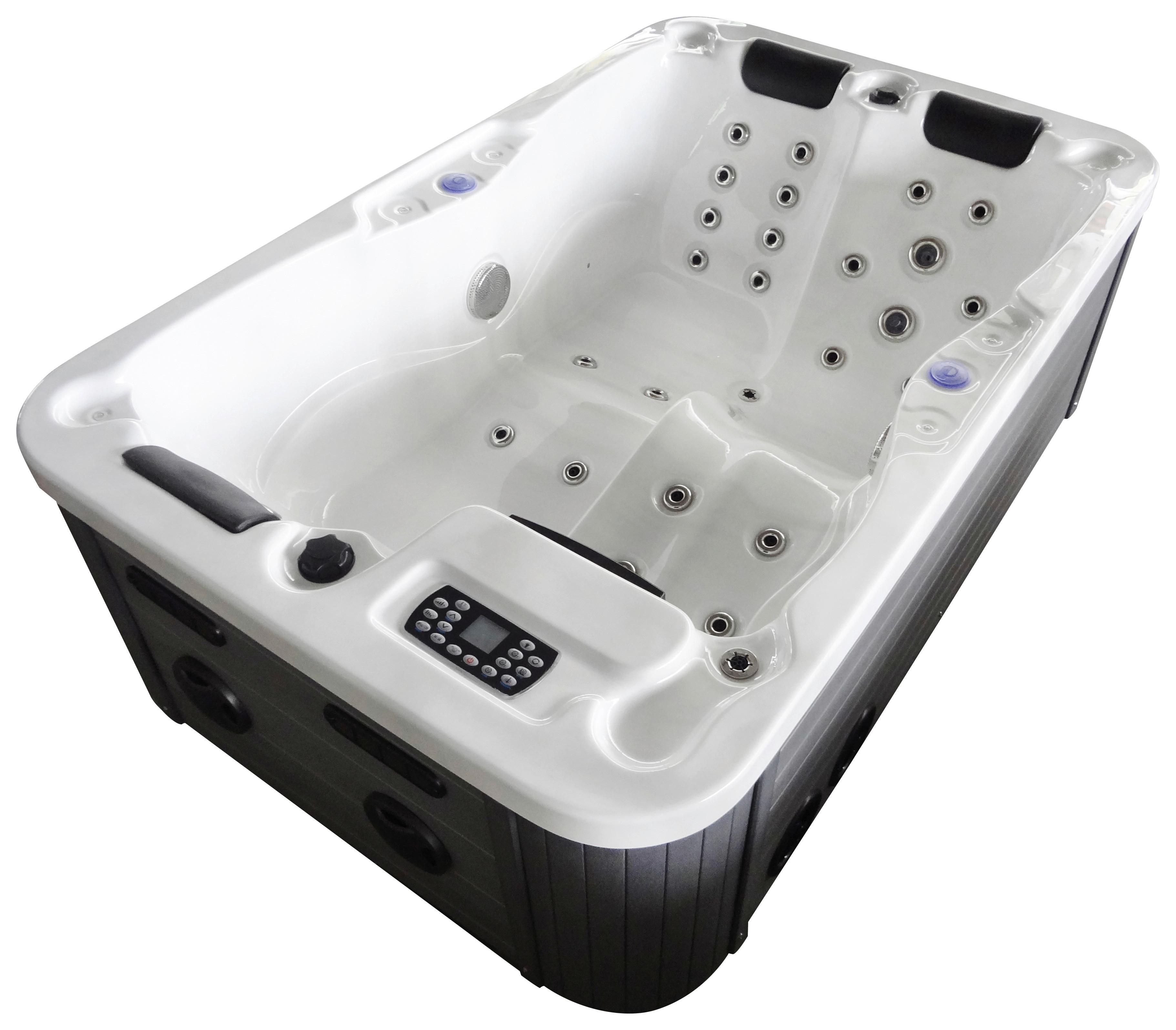 Jacuzzi Thermotetővel Modena - fehér, műanyag/fém (205/70/130cm) - Sanotechnik