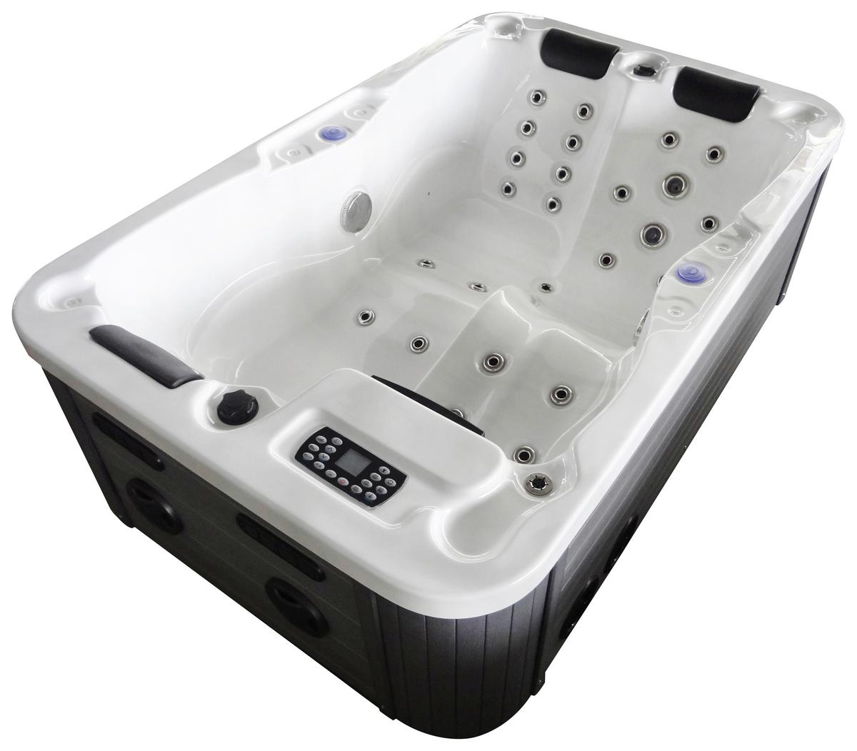 Jacuzzi Thermotetővel Modena - fehér, műanyag/fém (205/70/130cm) - Sanotechnik