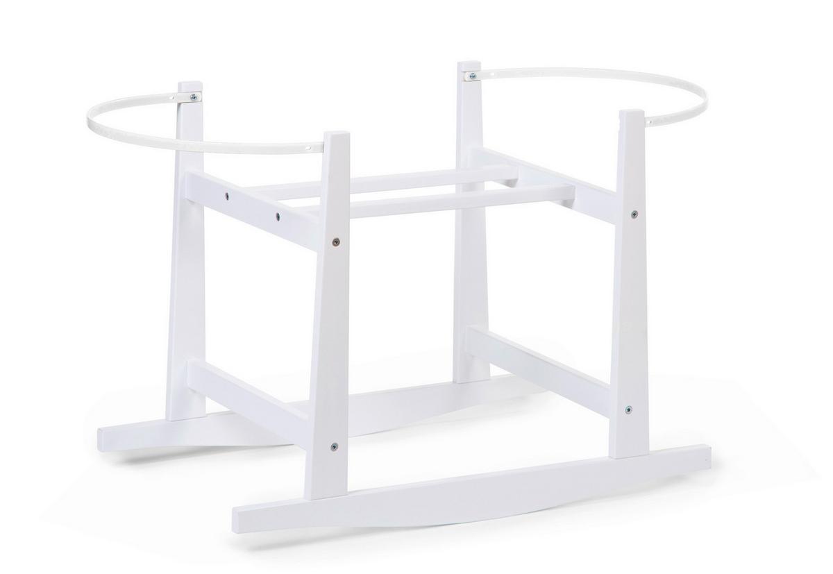 STELAŻ DO KOŁYSKI RSMBWH2 SCHAUKELGESTELL WIEGE - biały, Konventionell, materiał drewnopochodny (85/46/54cm) - Childhome