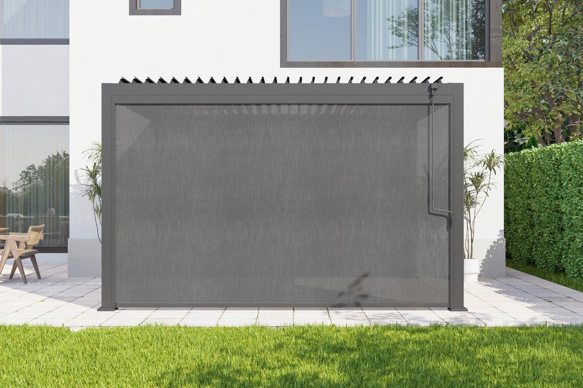 Rolo Za Pergolo Core, Antracit, 371cm - antracit, Basics, tekstil (371/231,5/8,5cm) - Gardenson