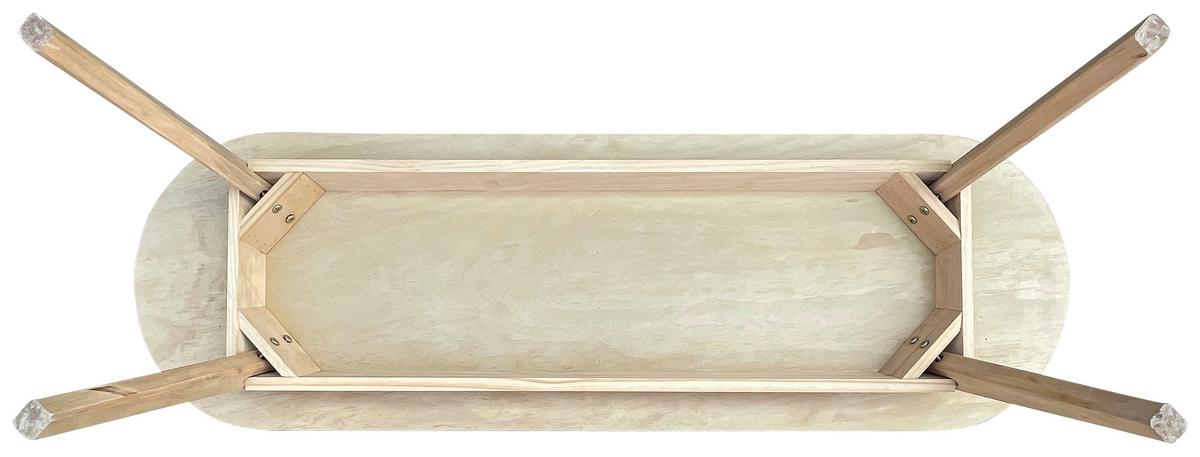 Komód Skandy - natúr színű, Modern, faalapú anyag/fa (120/80/35cm) - Premium Living