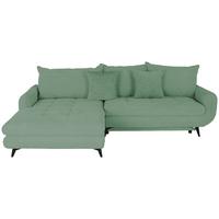Coltar WAVE - verde mentă, Modern, lemn/metal (189/266cm) - Modern Living