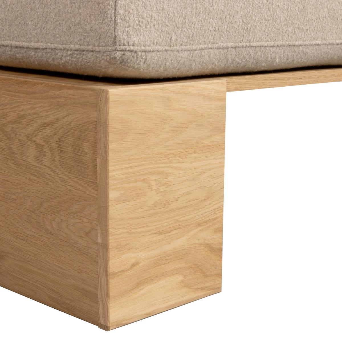 Sitzbank Eat Up Beige - Eichefarben/Beige, MODERN, Holz/Textil (110/84/67cm) - Livetastic