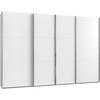 Ormar S Kliznim Vratima Level 36 A - bijela/boje kroma, Moderno, drvni materijal (350/236/65cm) - Modern Living