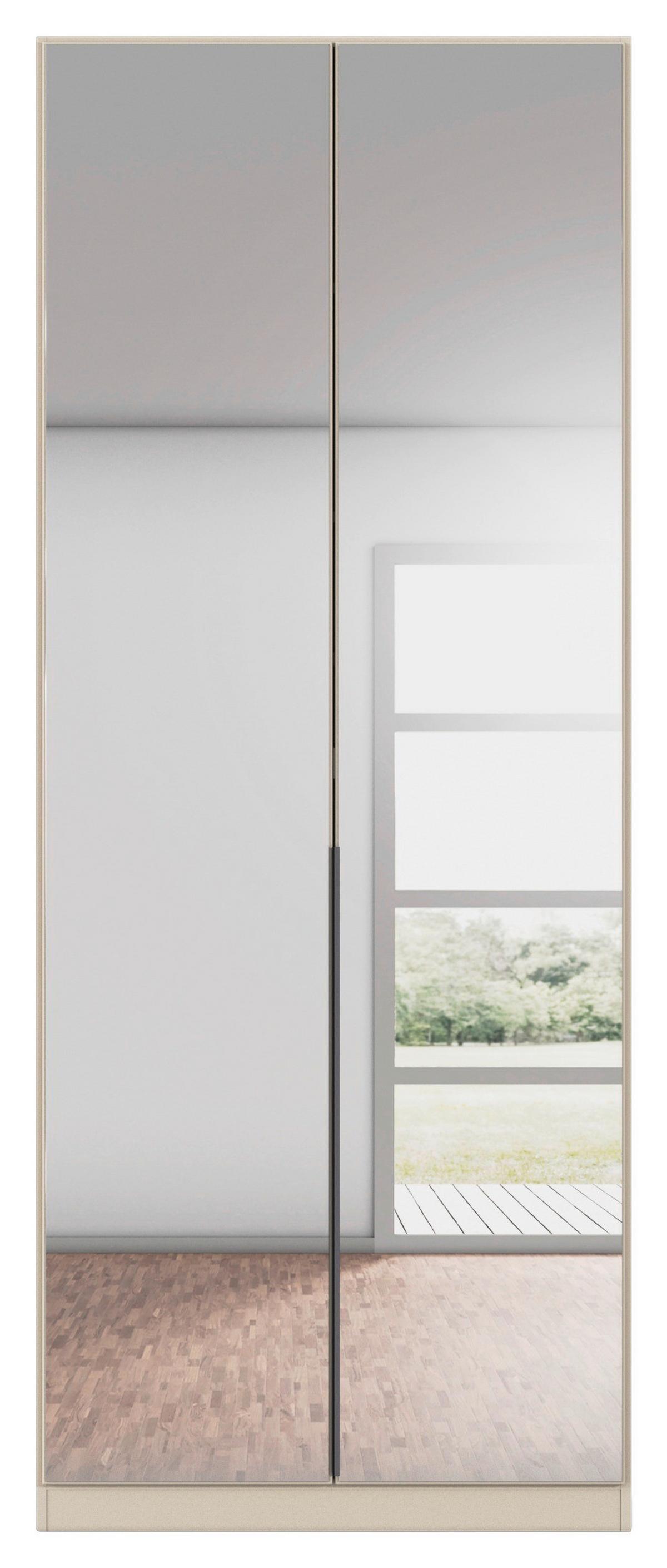 Ormar S Klasičnim Vratima Alabama - srebrne boje/boje šampanjca, Trend, drvni materijal (91/229/54cm) - Modern Living