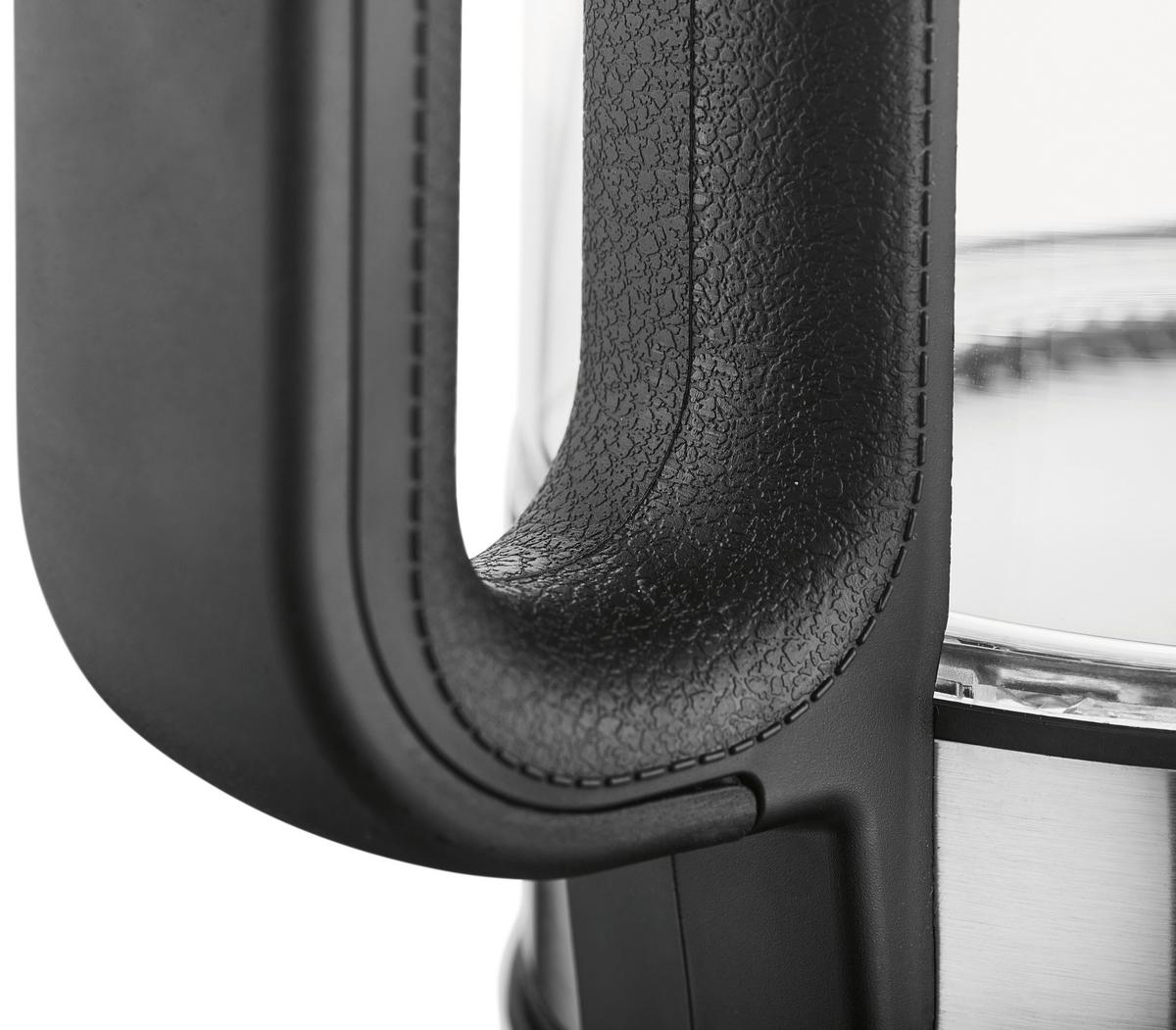 CZAJNIK ELEKTRYCZNY 12053 - kolor stalowy/czarny, Basics, tworzywo sztuczne/metal (21/15/24cm)