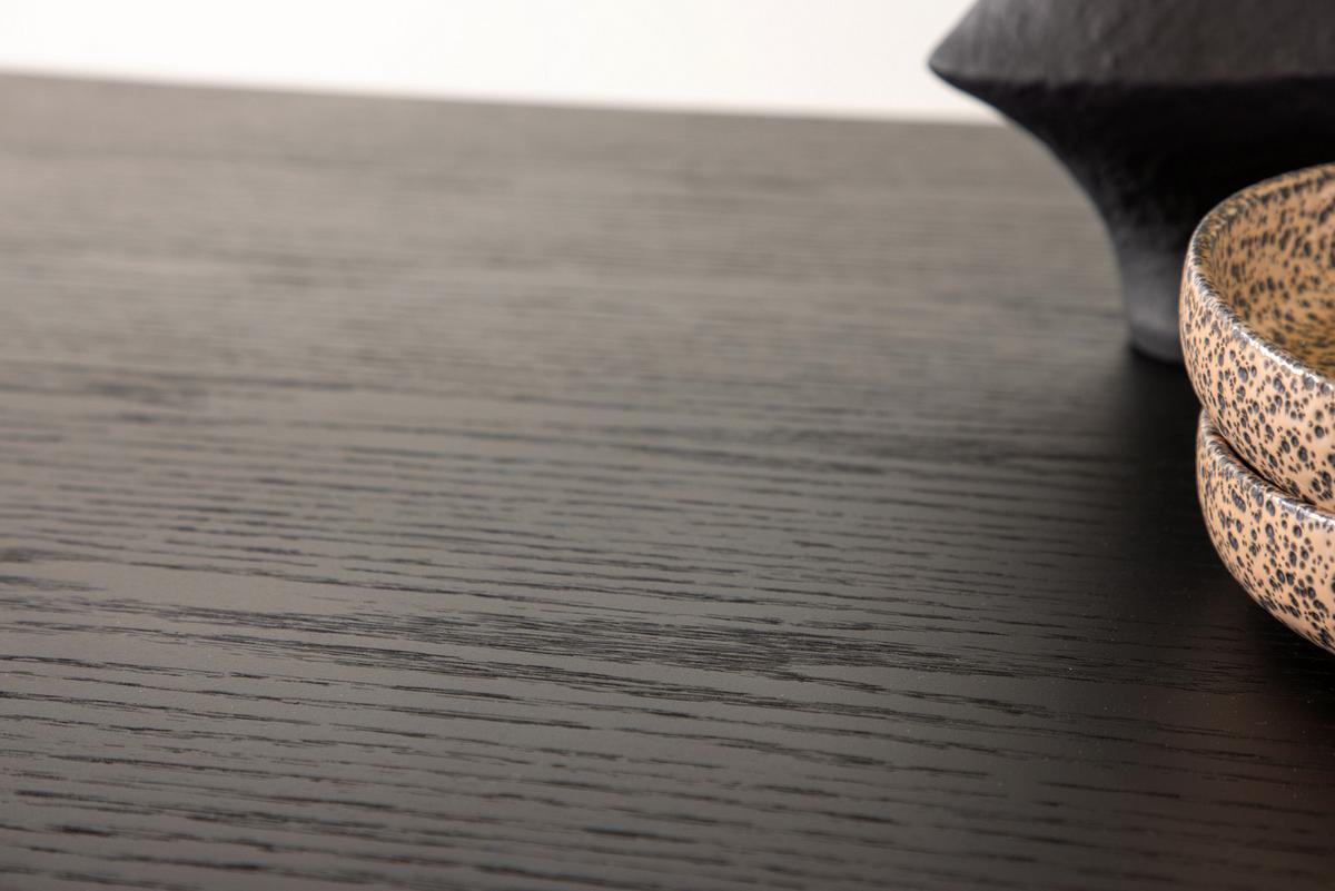 ESSTISCH YSTAD - Schwarz, Design, Holz/Metall (220/100/75cm) - Livetastic