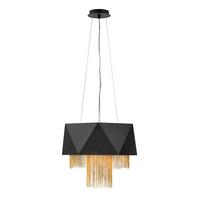 Viseća Svjetiljka Zuma - crna, Konvencionalno, tekstil/plastika (45/47.4cm) - Elstead Lighting