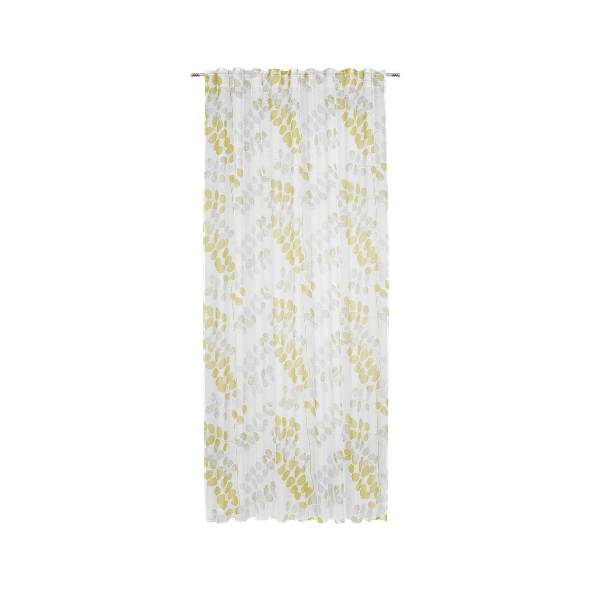 Končana Zavesa Endless - rumena, Konvencionalno, tekstil (140/245cm) - Modern Living