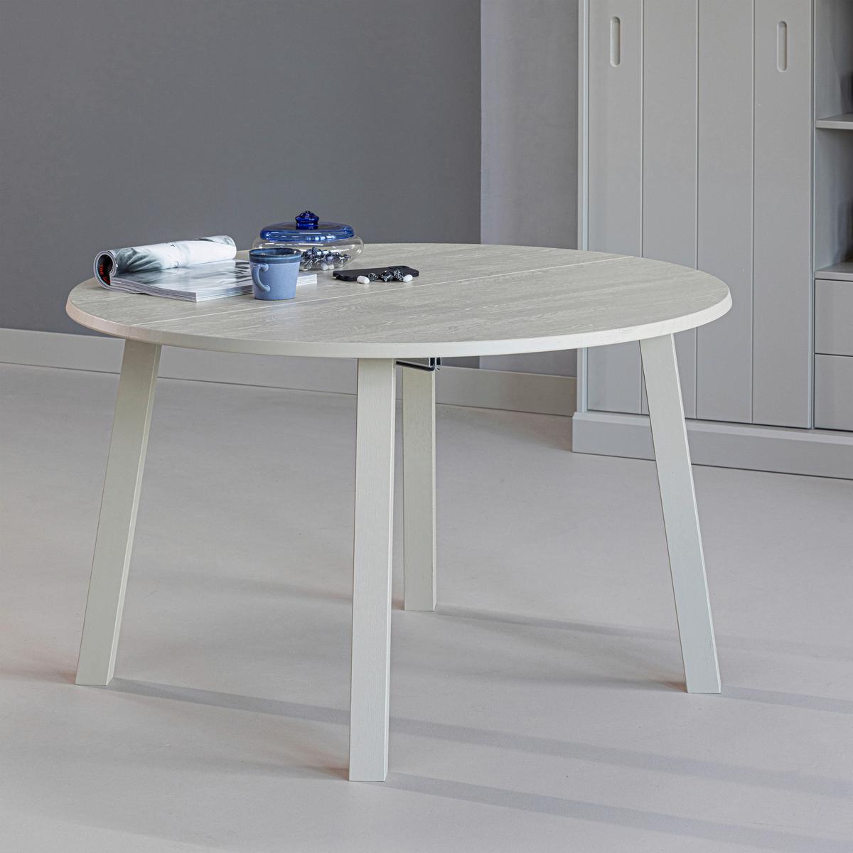 Esstisch Janne Grau L: 120-200cm - Grau, MODERN, Holz (120-200/120/75cm) - Livetastic