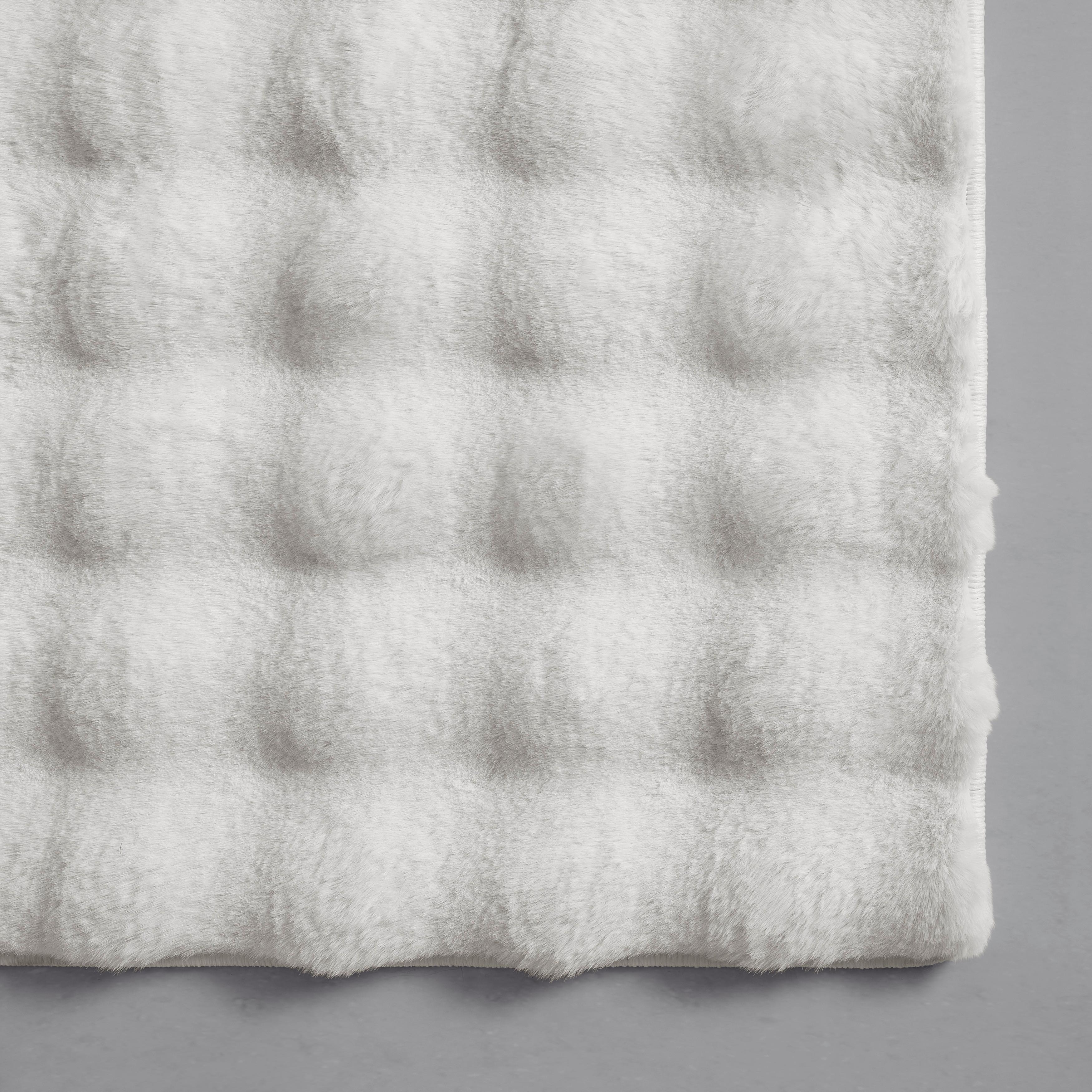 KONSTFÄLL BUBBLE 2 - cremefärgad, Modern, textil (120/170cm) - Mömax