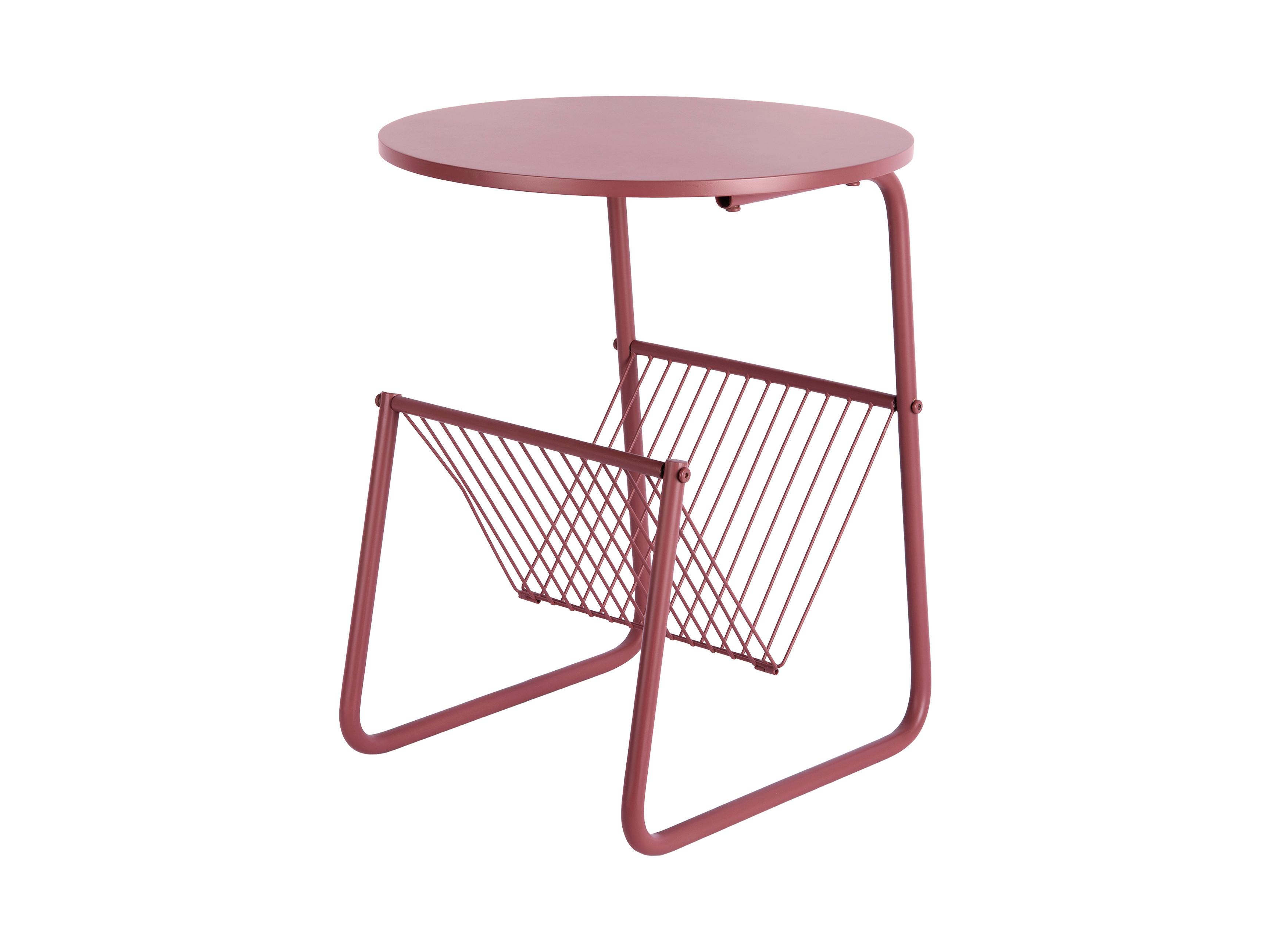 STOLIK BOCZNY RIQUEZA REVISTA - kolor miedziany, Basics, metal (40/40/49cm) - Leitmotiv