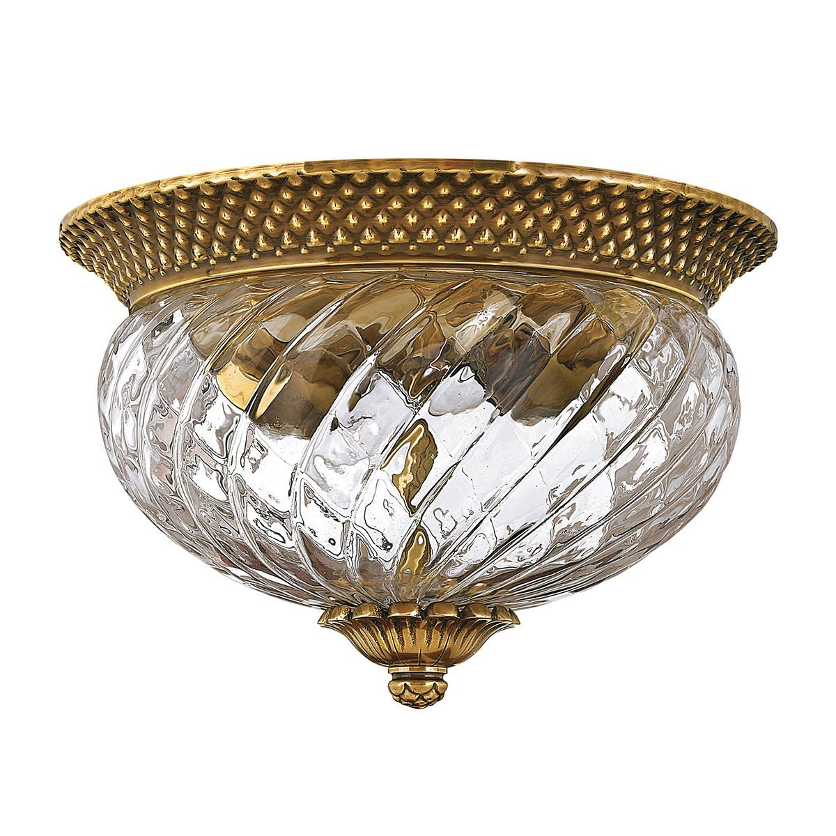 Stropna Svjetiljka Plantation Hk-Plantation-Fs-Bb - boje mjeda, Konvencionalno, staklo/metal (30.5/20cm) - Elstead Lighting