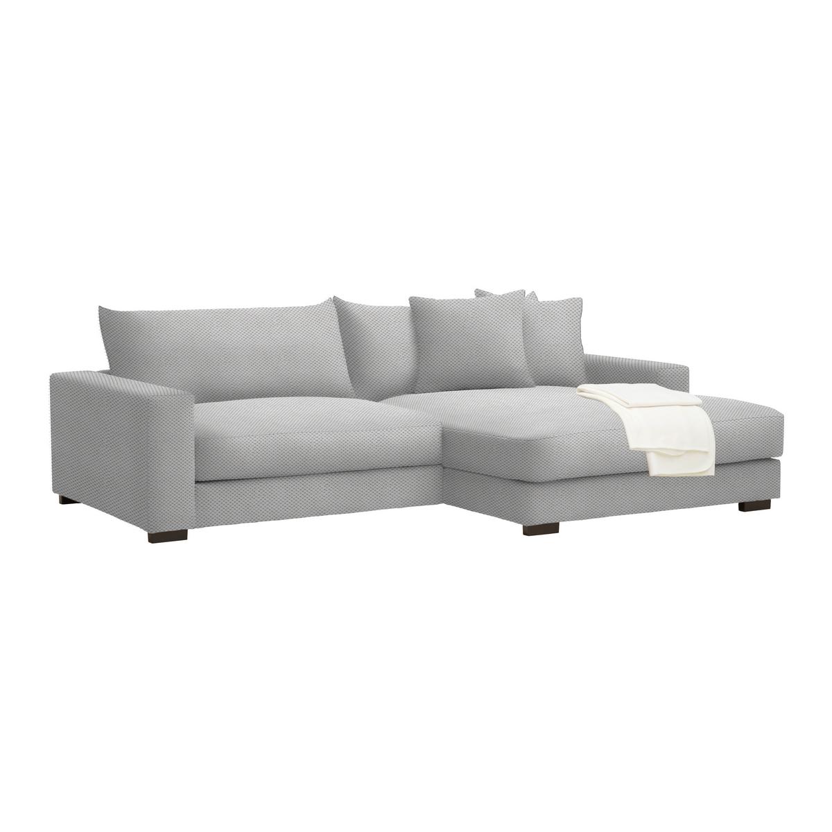 Ecksofa Pedro Hellgrau - Hellgrau, MODERN, Textil (265/83/180cm) - Mömax