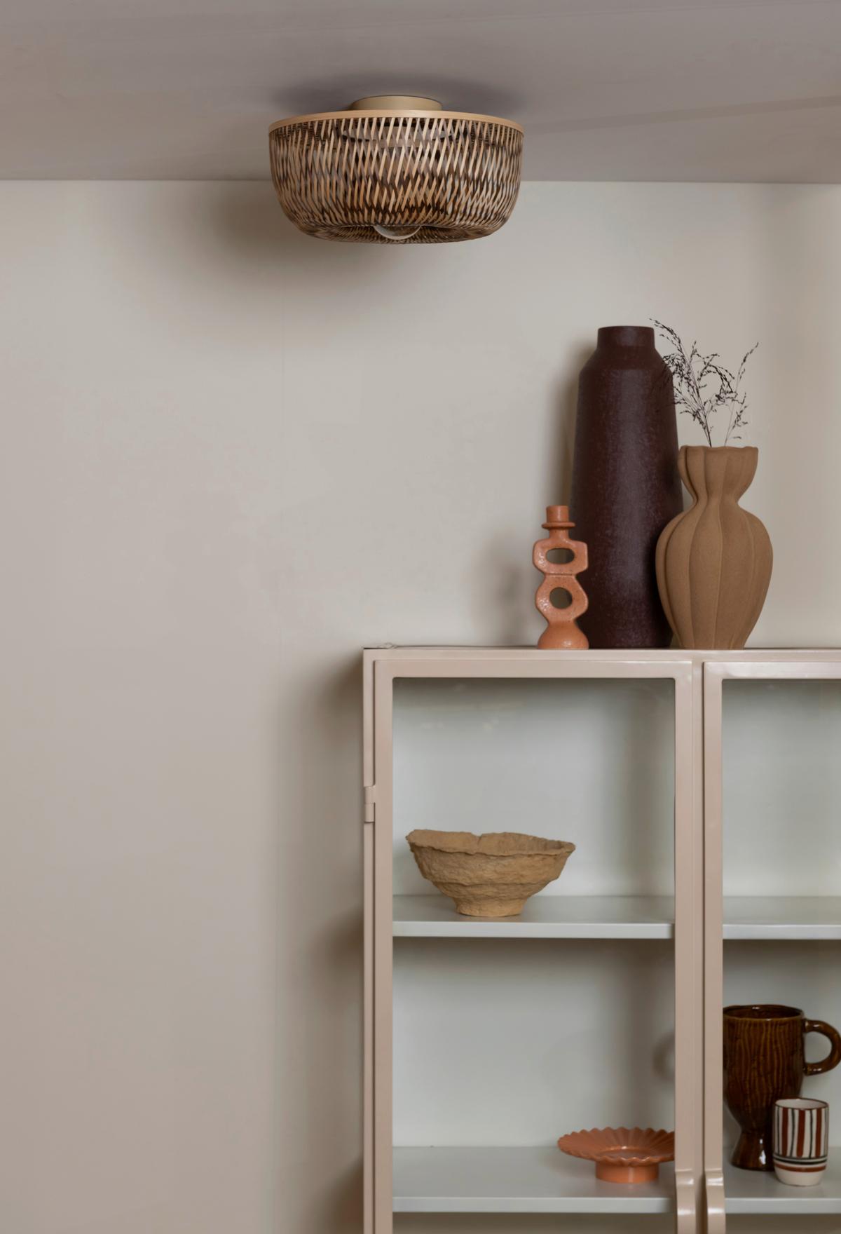 Stropna Svetilka Barbados, Bambus - naravne barve/rjava, Basics, naravni materiali (35/15cm) - Good & Mojo