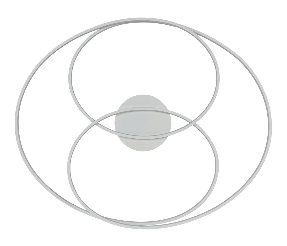 Stropna Led-svetilka Wilma - bela, Moderno, kovina/umetna masa (65/80/15,5cm) - Mömax