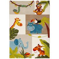 Kinderteppich Jungle in Bunt ca. 120x170cm - Multicolor, Textil (120/170cm) - Mömax