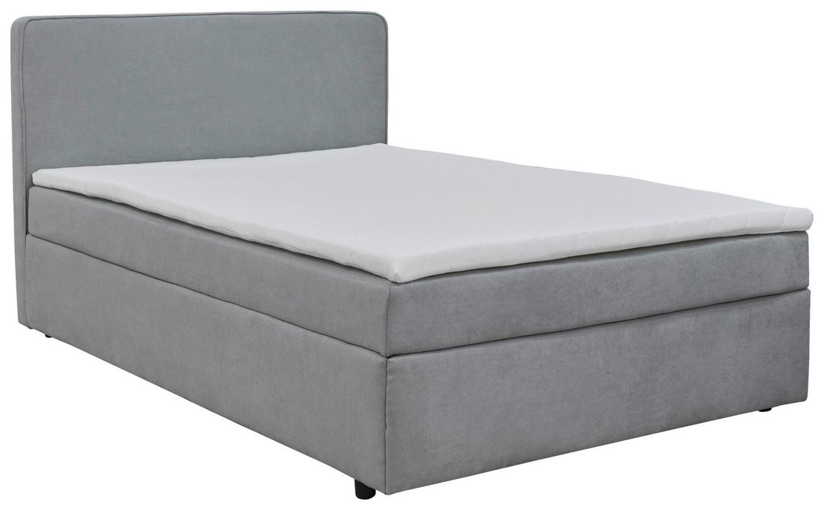 ŁÓŻKO SKRZYNIOWE APOLLO PLUS - kolor naturalny/czarny, Modern, tworzywo sztuczne/tkanina (180/200cm) - MID.YOU