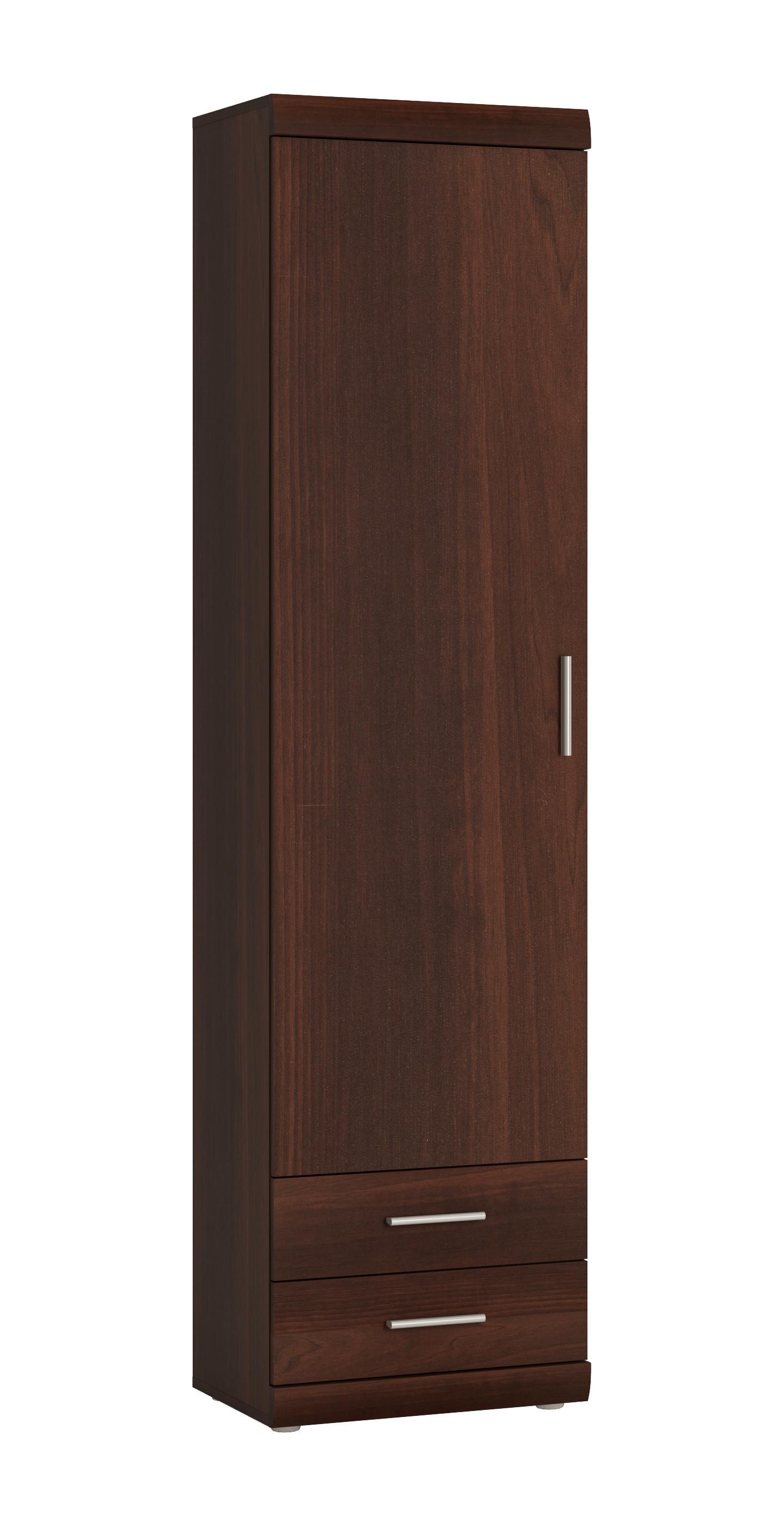 Dulap IMPERIAL-D - nucă, Konventionell, material pe bază de lemn (50/195/38cm) - Modern Living