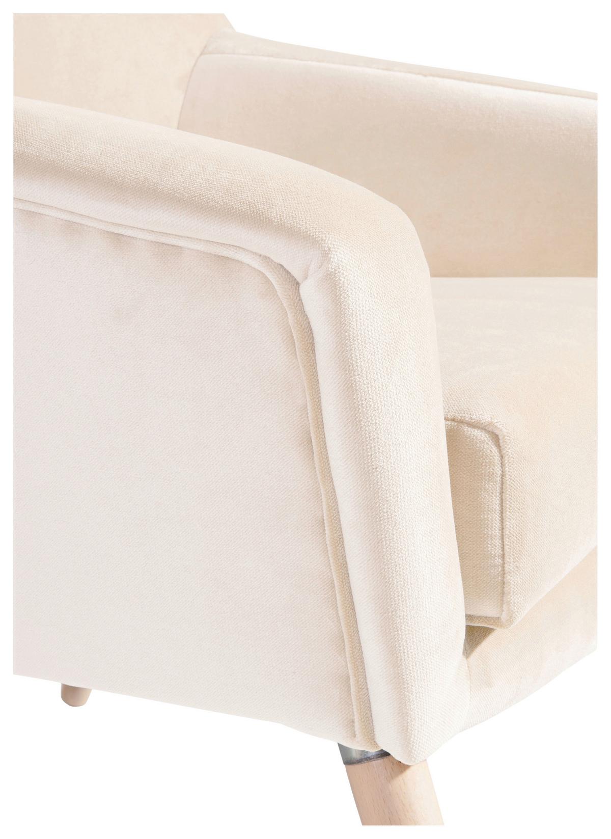 SESSEL ALEGRO - Buchefarben/Creme, Design, Holz/Textil (67/81/71cm) - Max Winzer