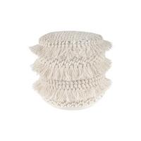 POUF POUF BOHIST 325 NATURAL - Creme, Trend, Textil (35/35/35cm) - Kayoom