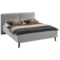 Polsterbett Palma Hellgrau ca. 180x200cm - Hellgrau, KONVENTIONELL, Holz/Textil (180/200cm) - Premium Living
