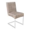 Stuhlhusse Steve Taupe - Taupe, KONVENTIONELL, Textil (68/48/48cm) - Modern Living