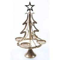 PODSTAWKA POD ŚWIECĘ ADWENTOWĄ 0124902 GOLD - kolor złoty, Lifestyle, metal (33,5/55/33,5cm) - X-Mas