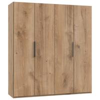 Ormar S Klasičnim Vratima Level 36 A - boje hrasta/boje kroma, Moderno, drvni materijal (200/216/58cm) - Modern Living