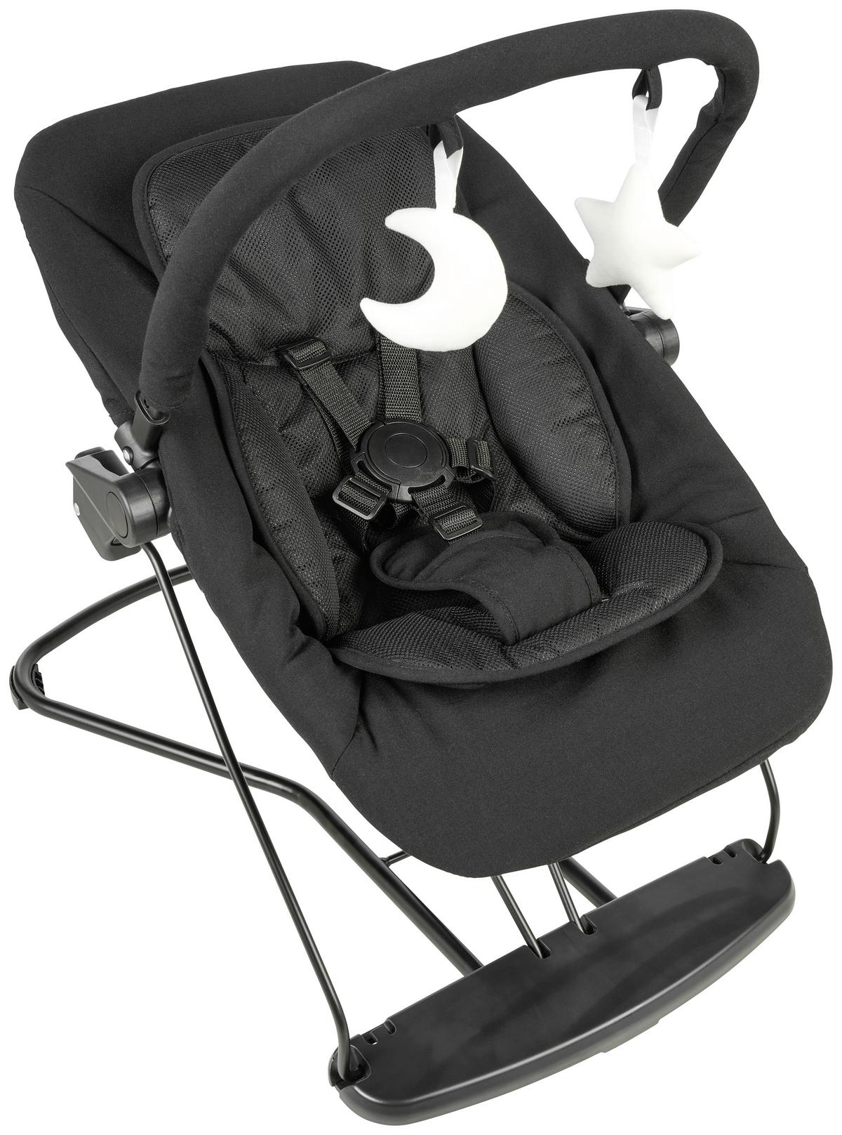 BUJAK LUNCH - czarny, Basics, tworzywo sztuczne/metal (66/45/48-58cm) - My Baby Lou