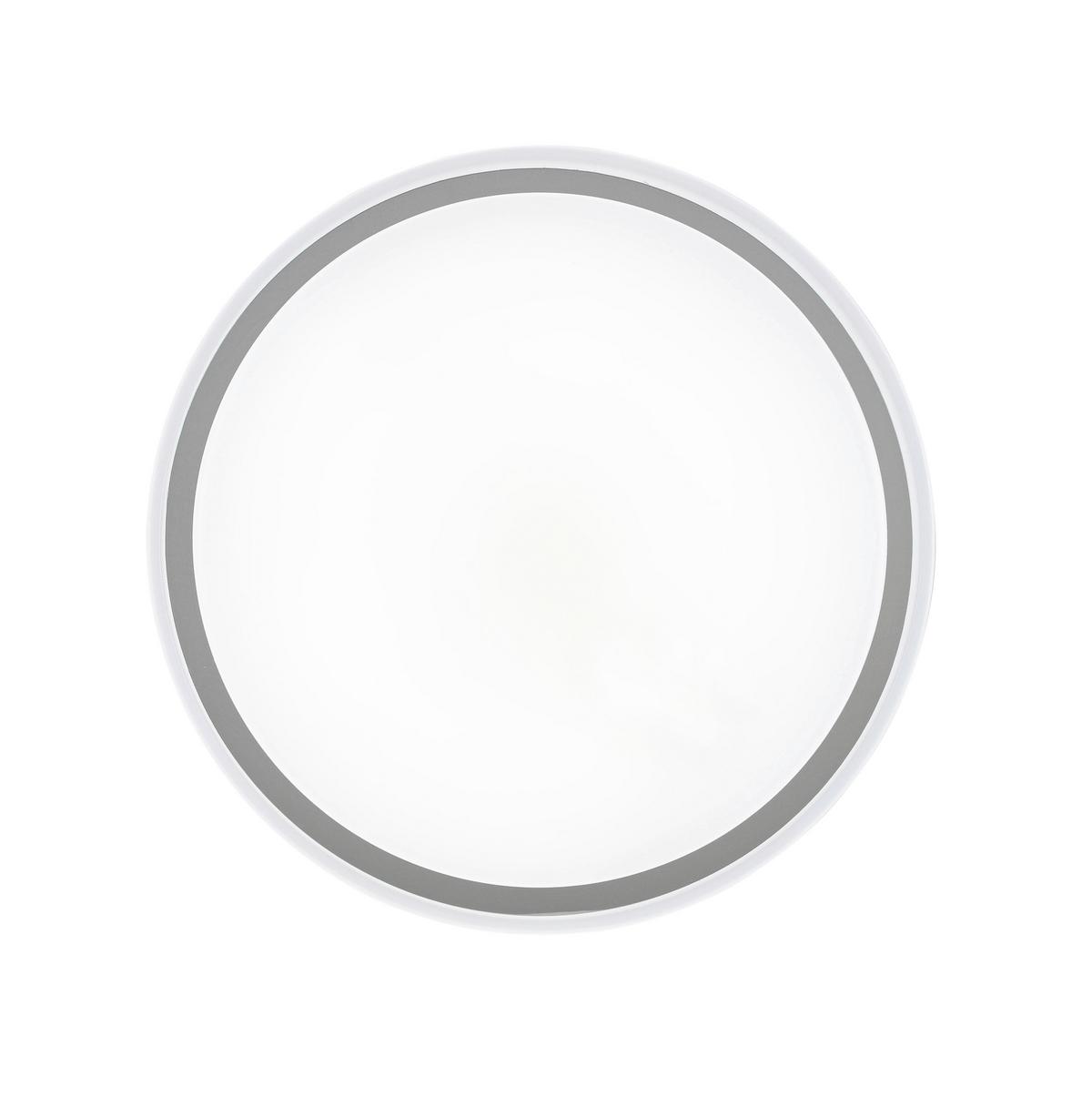 Stropna Led-svetilka Farbi - barve kroma/bela, Moderno, kovina/umetna masa (38/38/6cm) - Mömax