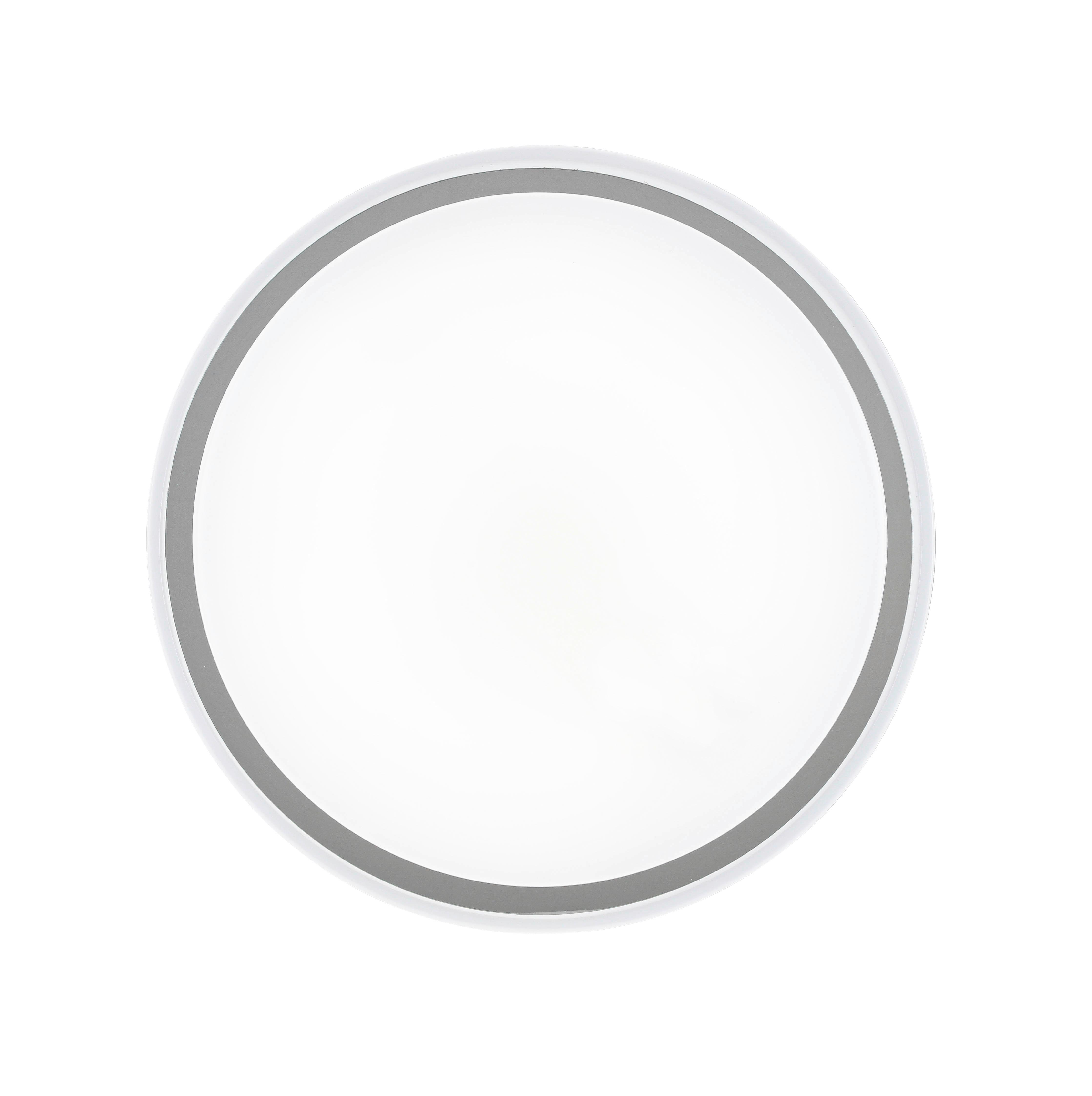 LED-TAKLAMPA FARBI - vit/kromfärg, Modern, metall/plast (38/6cm) - Mömax