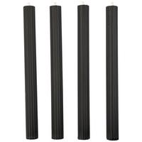 Hengergyertyakészlet Classic I - fekete, Basics, természetes anyagok/paraffin (2,2/25cm) - Modern Living