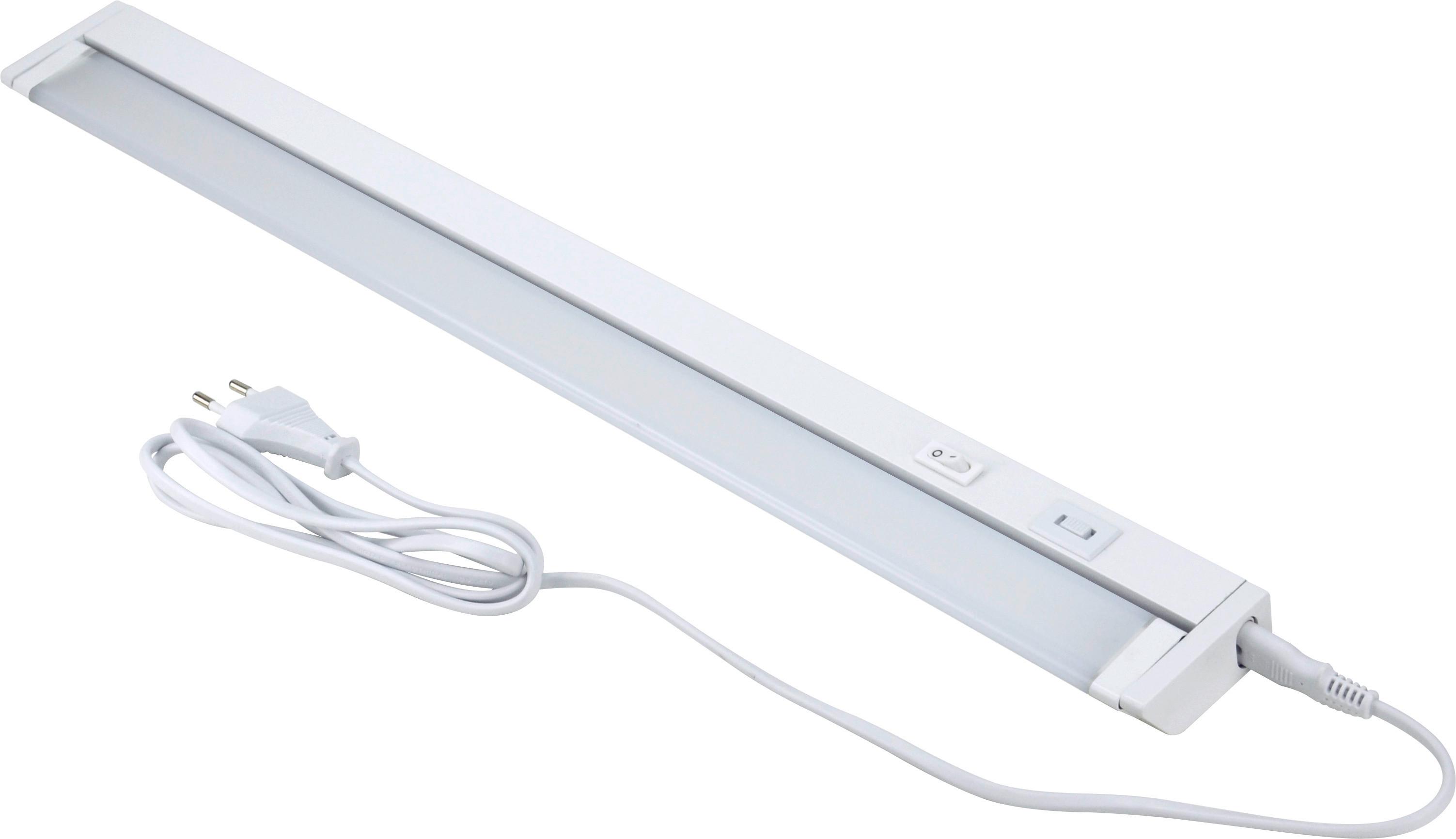 Lichtleiste max. 8 Watt - Weiß, Basics, Kunststoff (55,6/2,4/6,1cm)