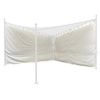 Seitenteile Berlino 400x256cm H56782 - Weiß, KONVENTIONELL, Textil (400/256cm) - Siena Garden