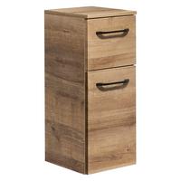 SZAFKA DOLNA BERN - kolor dębowy/czarny, Modern, materiał drewnopochodny/metal (30/73/33cm) - Sadena