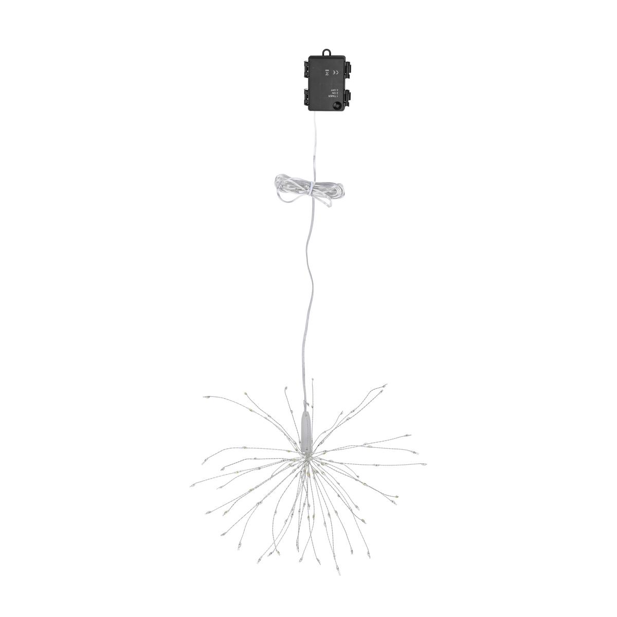 Lichterkette Sparkle max. 0,9 Watt - Transparent, Kunststoff/Metall (23cm) - Mömax